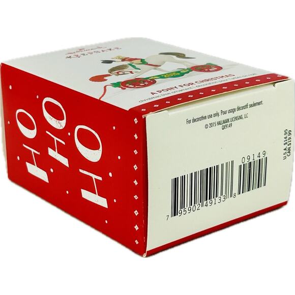 Hallmark A PONY FOR CHRISTMAS Keepsake Ornament #18 Bear on Circus Pony 2015 - Picture 11 of 12